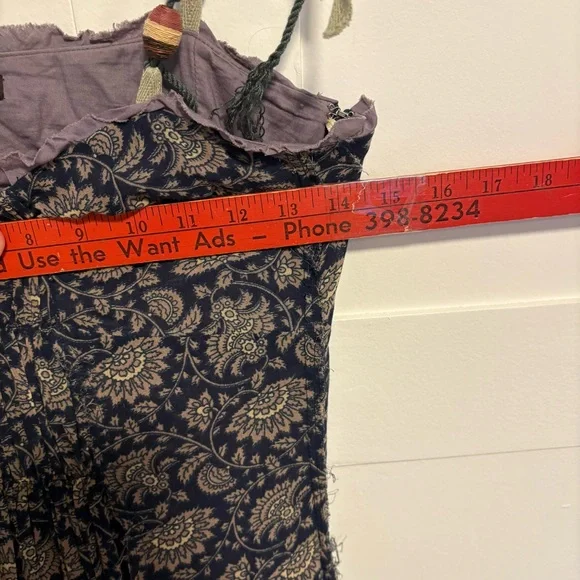 Tocca Sundress Floral Boho Size 4 Cotton - Picture 8 of 9